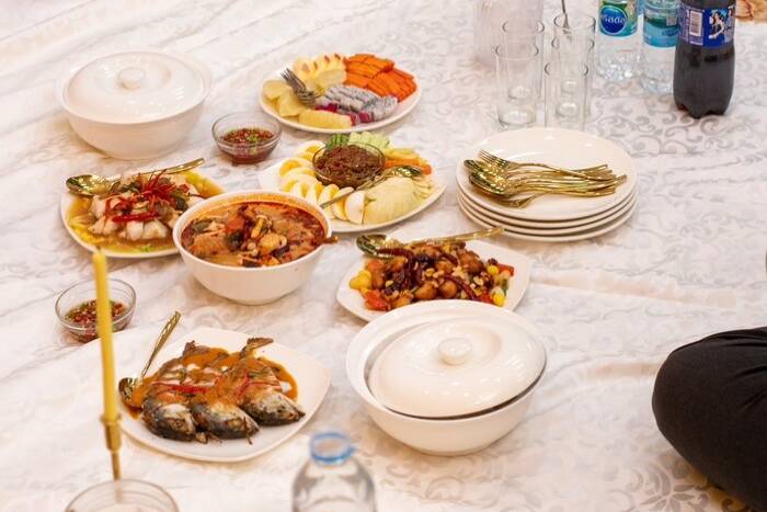 อาหารเลี้ยงพระ จัดเลี้ยงพระ